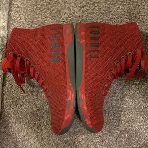 Red Nobull Hightops size 7
